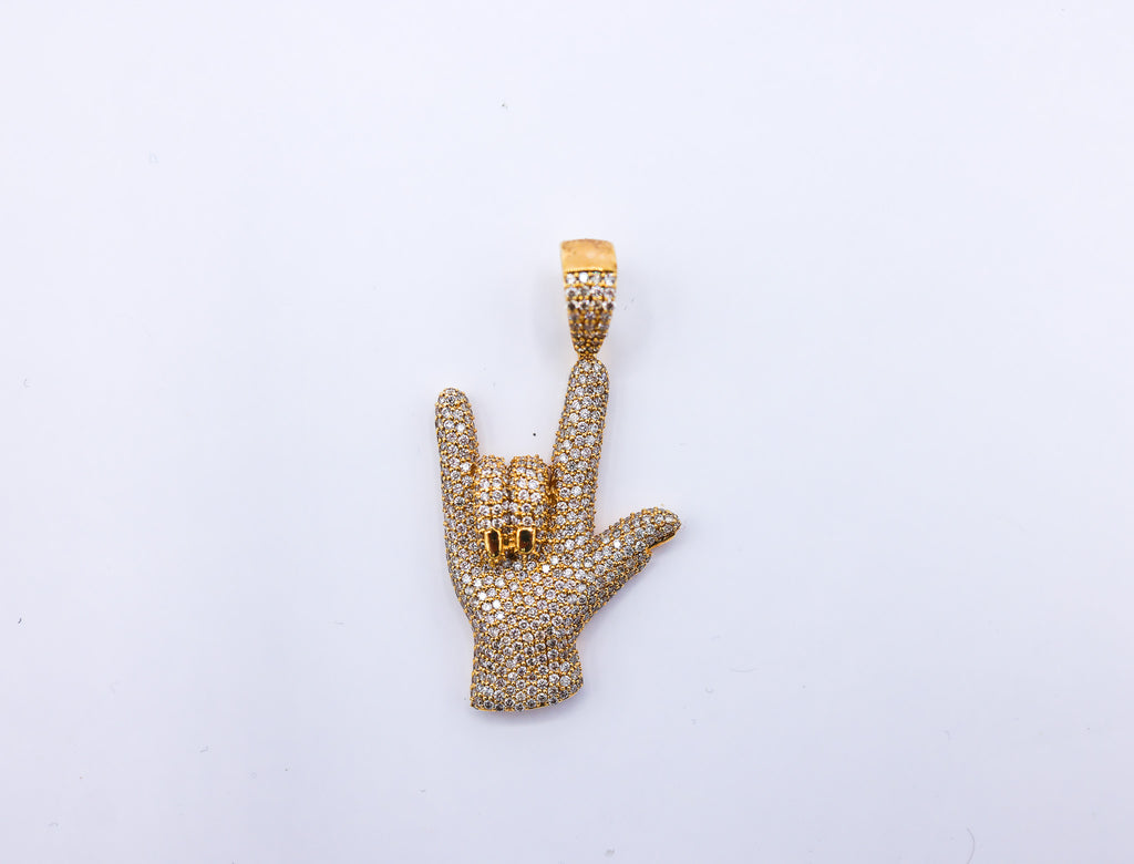 Rockstar Charm 10K Gold 2.12 CTW