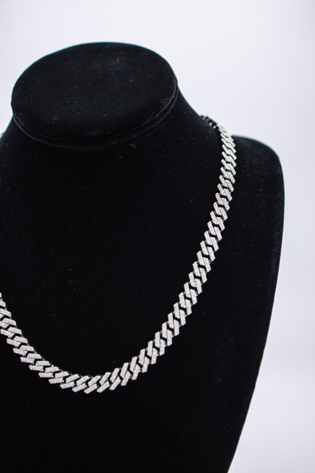 10K Necklace - 8.7CT Miami Cuban White Gold 8mm