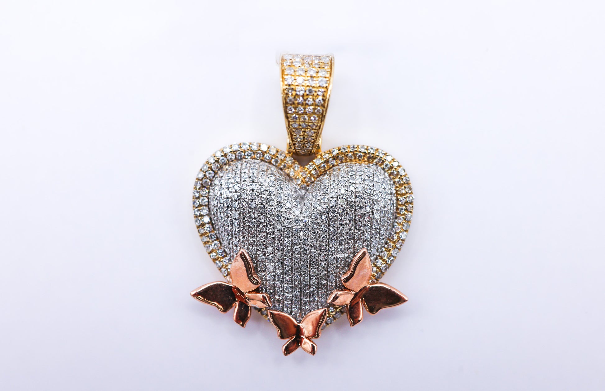 10K 0.81-0.86CT D-PENDANT RDS "HEART" MP
