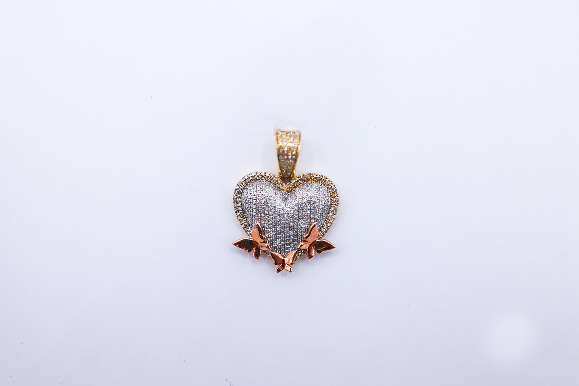 10K 0.81-0.86CT D-PENDANT RDS "HEART" MP