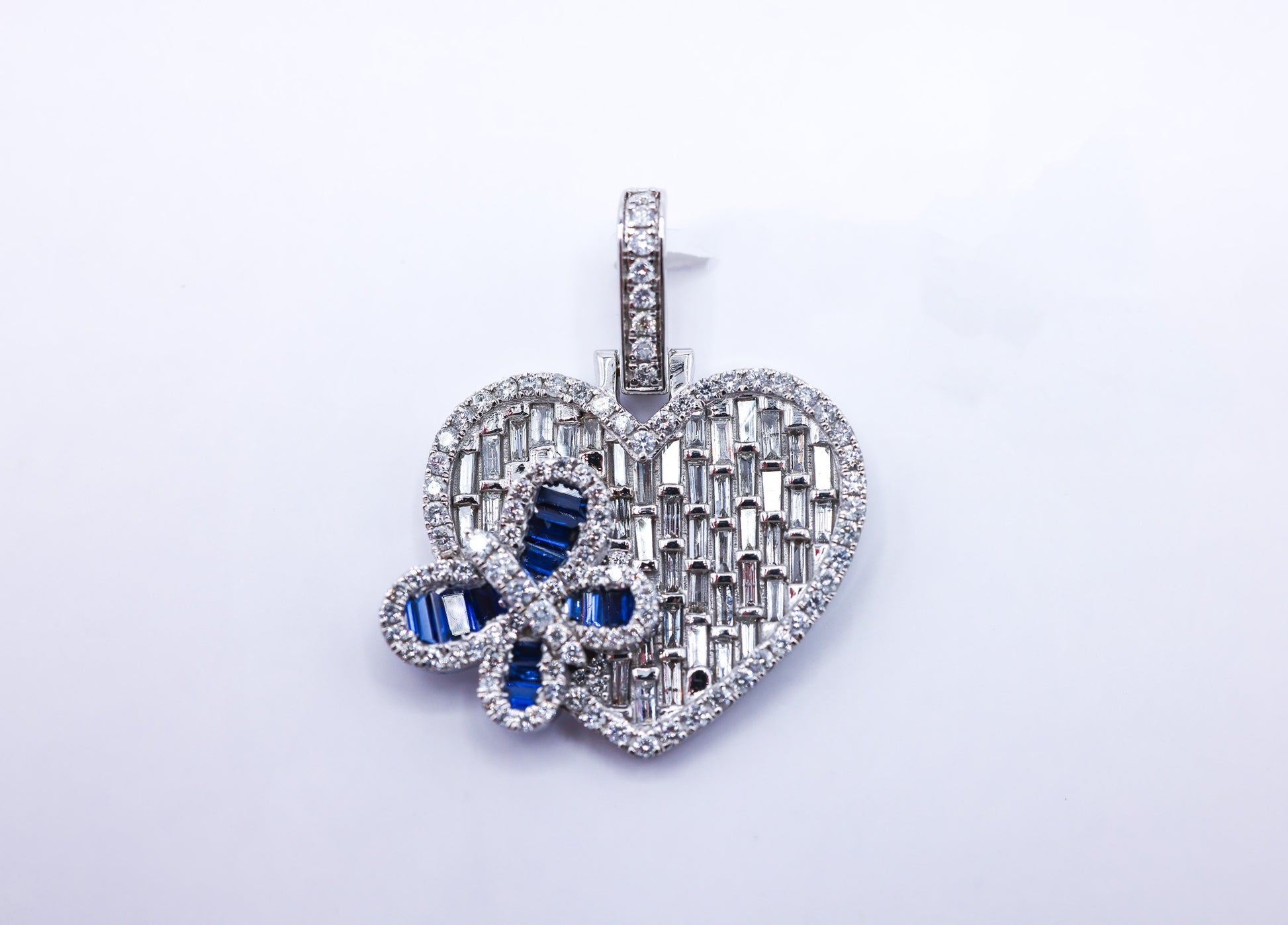 Heart Blue 14K Gold 1.78 CTW (0.26 Blue CTW)