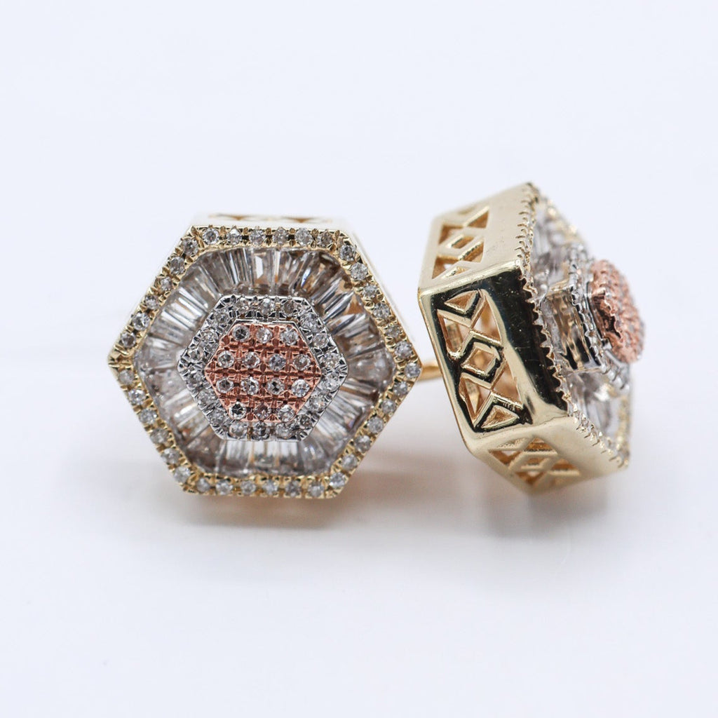 10K 0.62CT D-Earring TPR-RDS Micro Prong