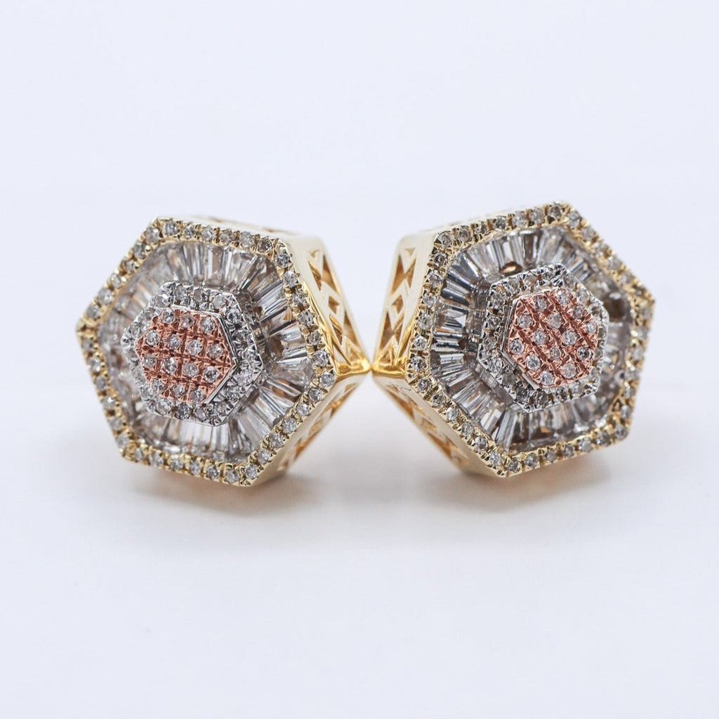 10K 0.62CT D-Earring TPR-RDS Micro Prong