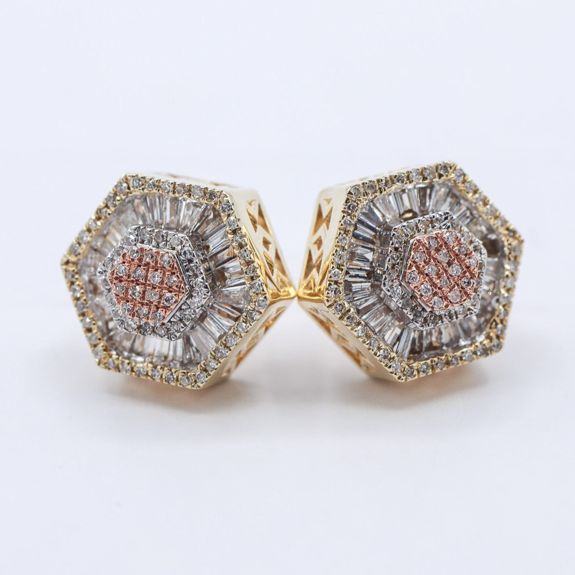 10K 0.62CT D-Earring TPR-RDS Micro Prong