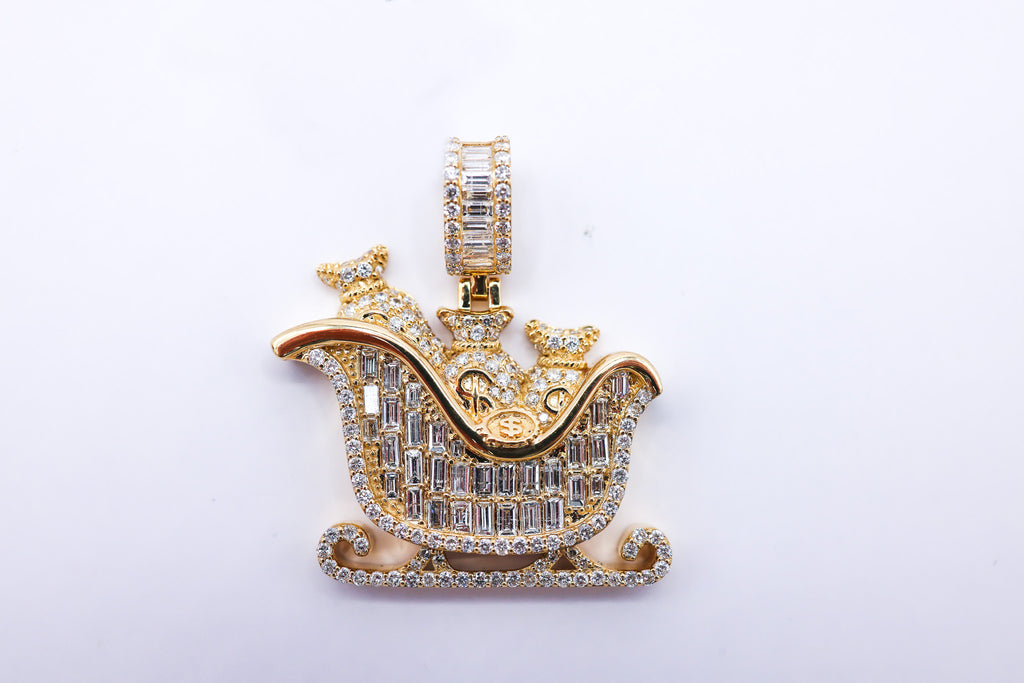 Money Sleigh 14K Gold 2.02 CTW