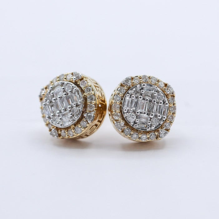 10K 0.49-0.52CT D-Earring LDS Top Floor