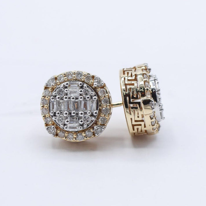 10K 0.49-0.52CT D-Earring LDS Top Floor