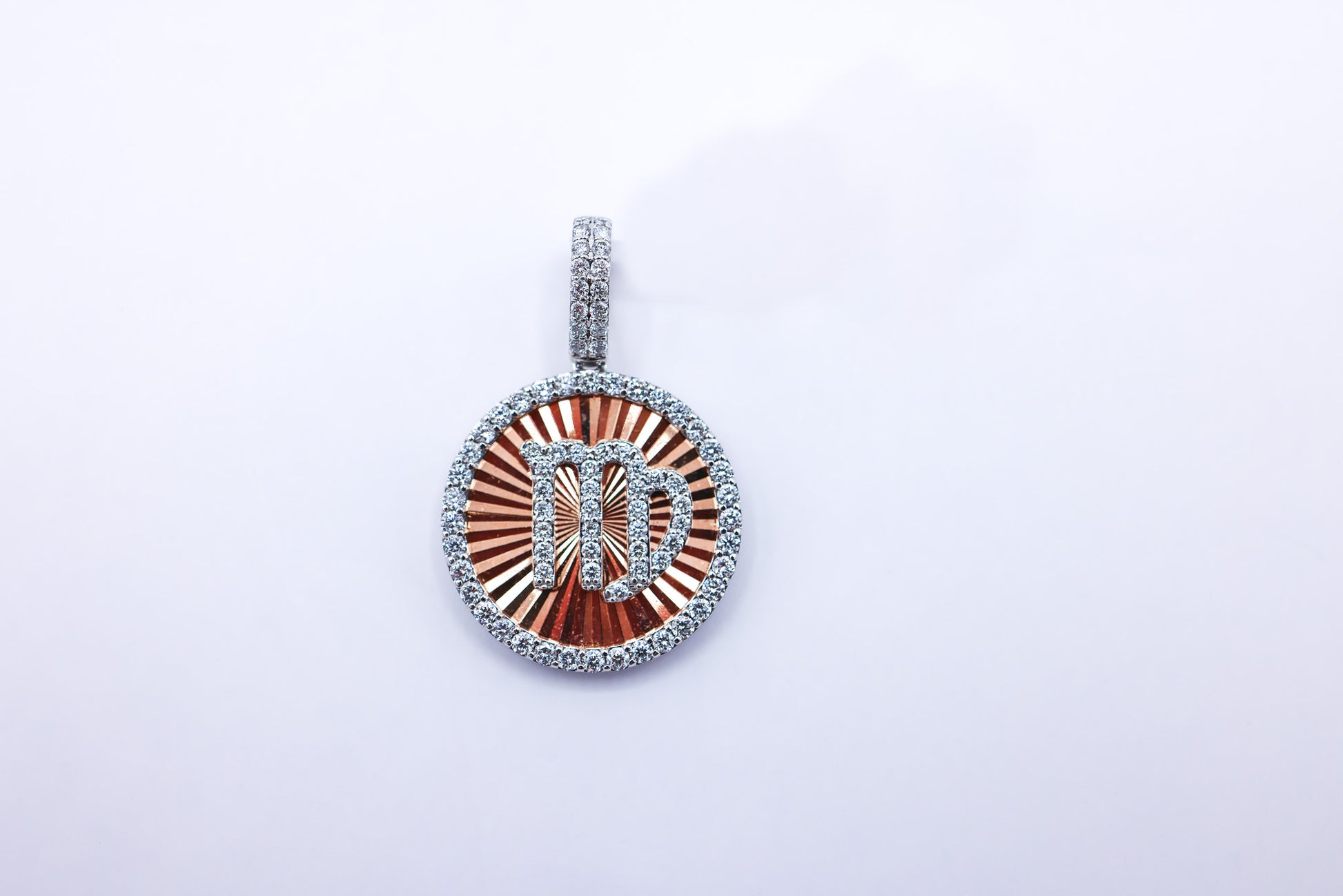 Virgo Charm 14K Gold 1.04 CTW