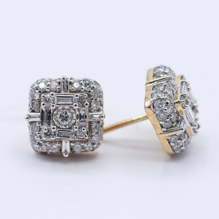 10K 1.03CT D Earring FSBAG/RDS