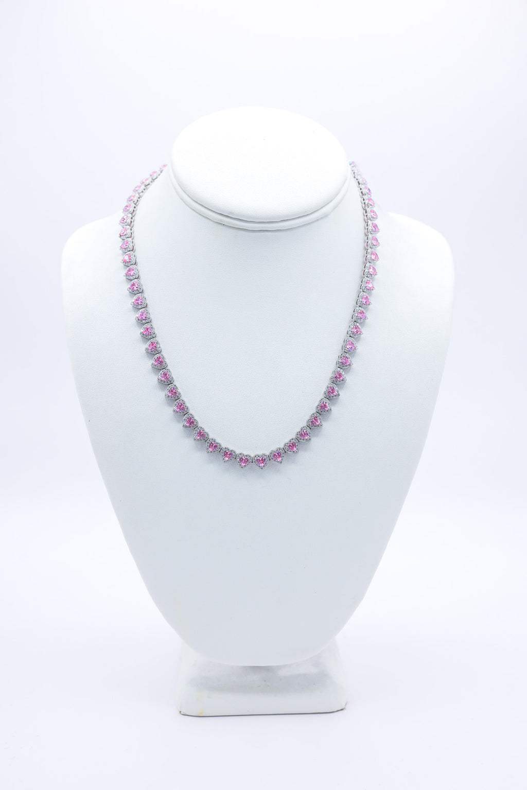 PINK Heart 18 INCH 25.18 CTW