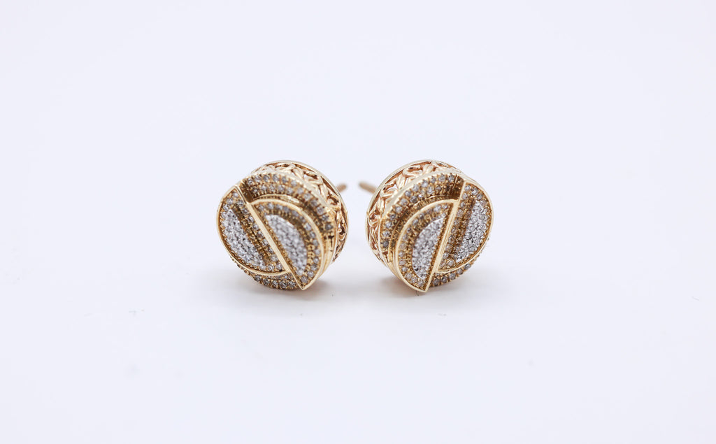 10K 0.25CT D-EARRING LDS RDS MICRO PRONG