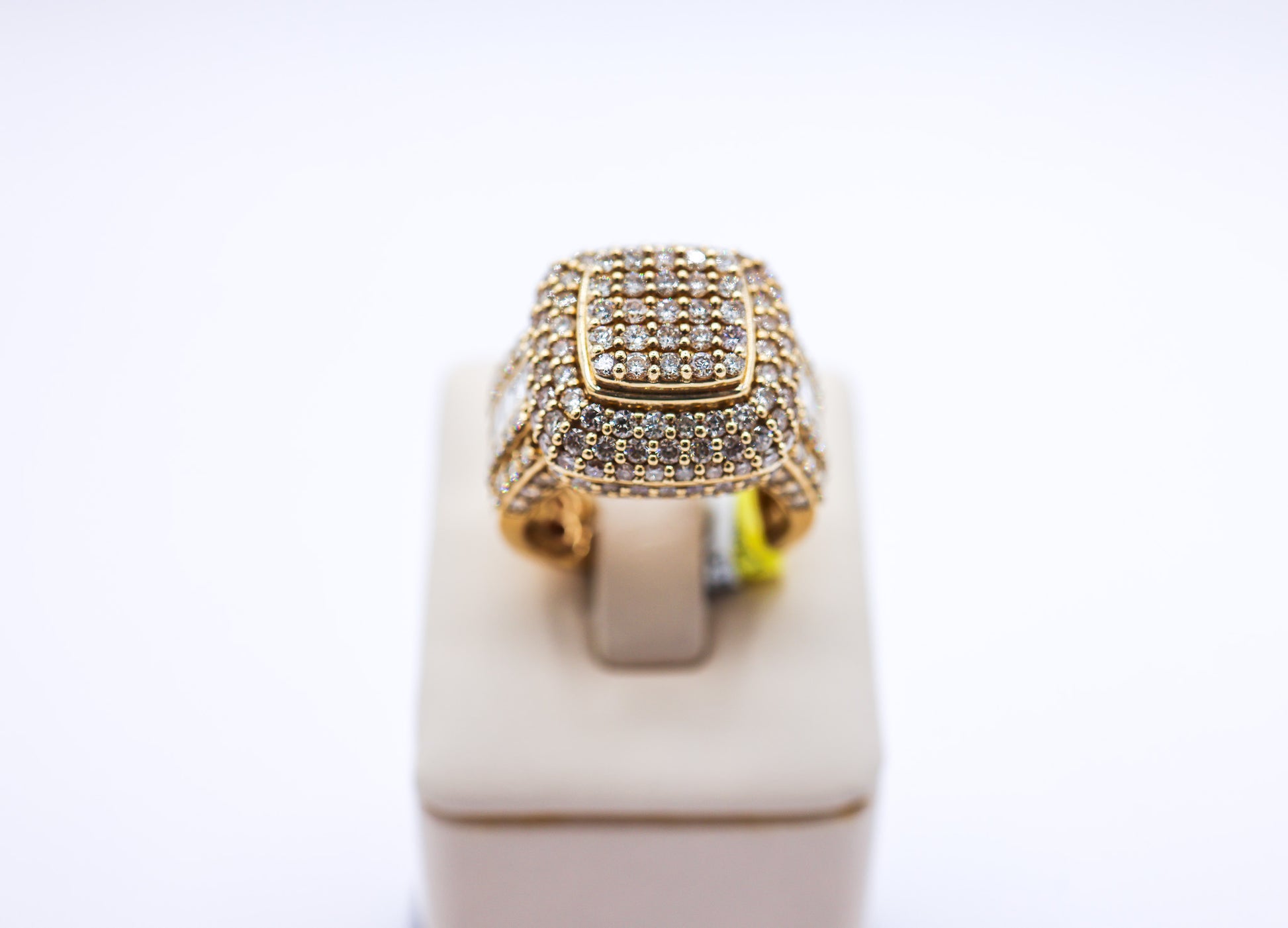 10K Gold 5.12 CTW Multi-Platform Square Diamond Ring