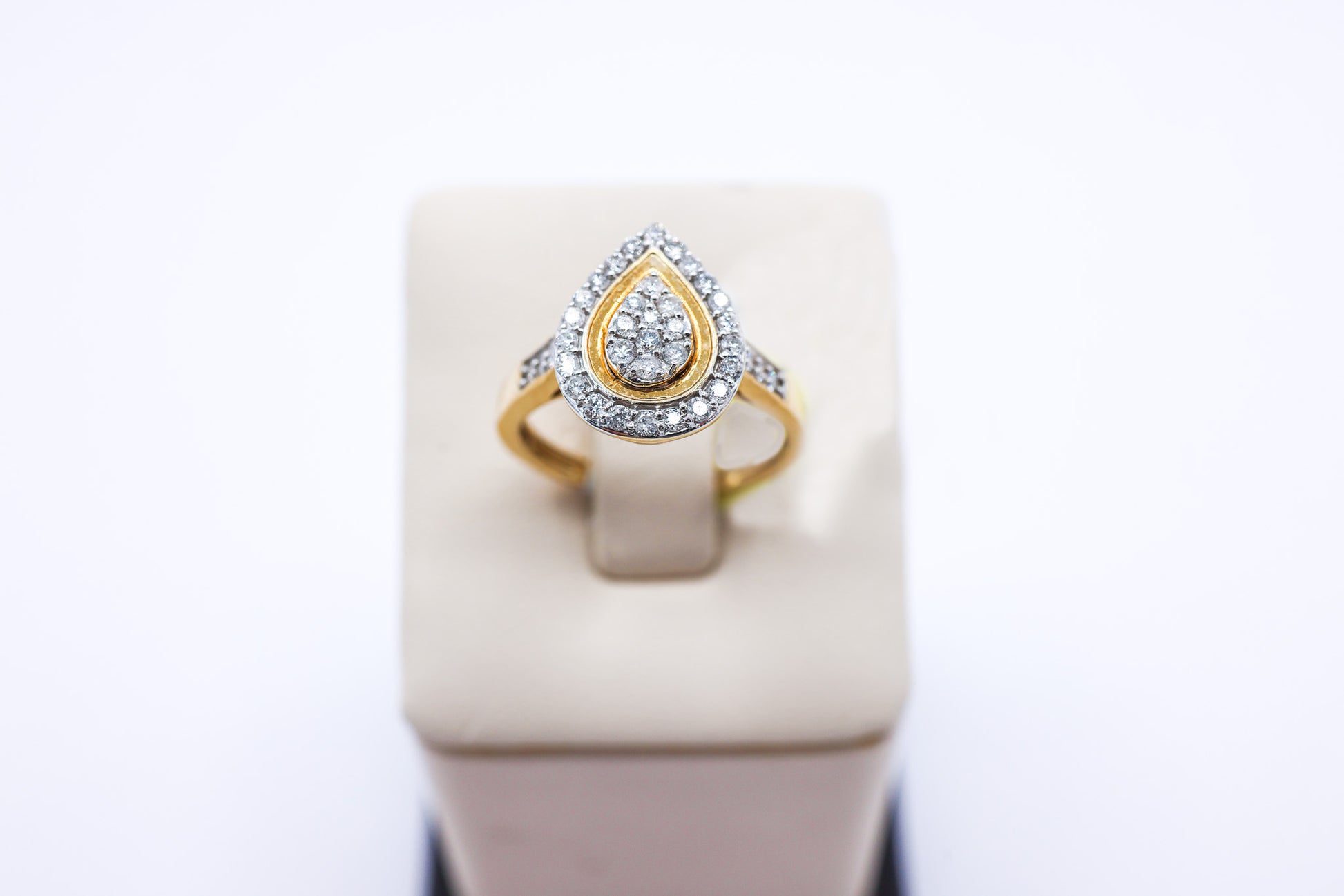 10K Gold 0.50 CTW Pear Shaped Diamond Ring