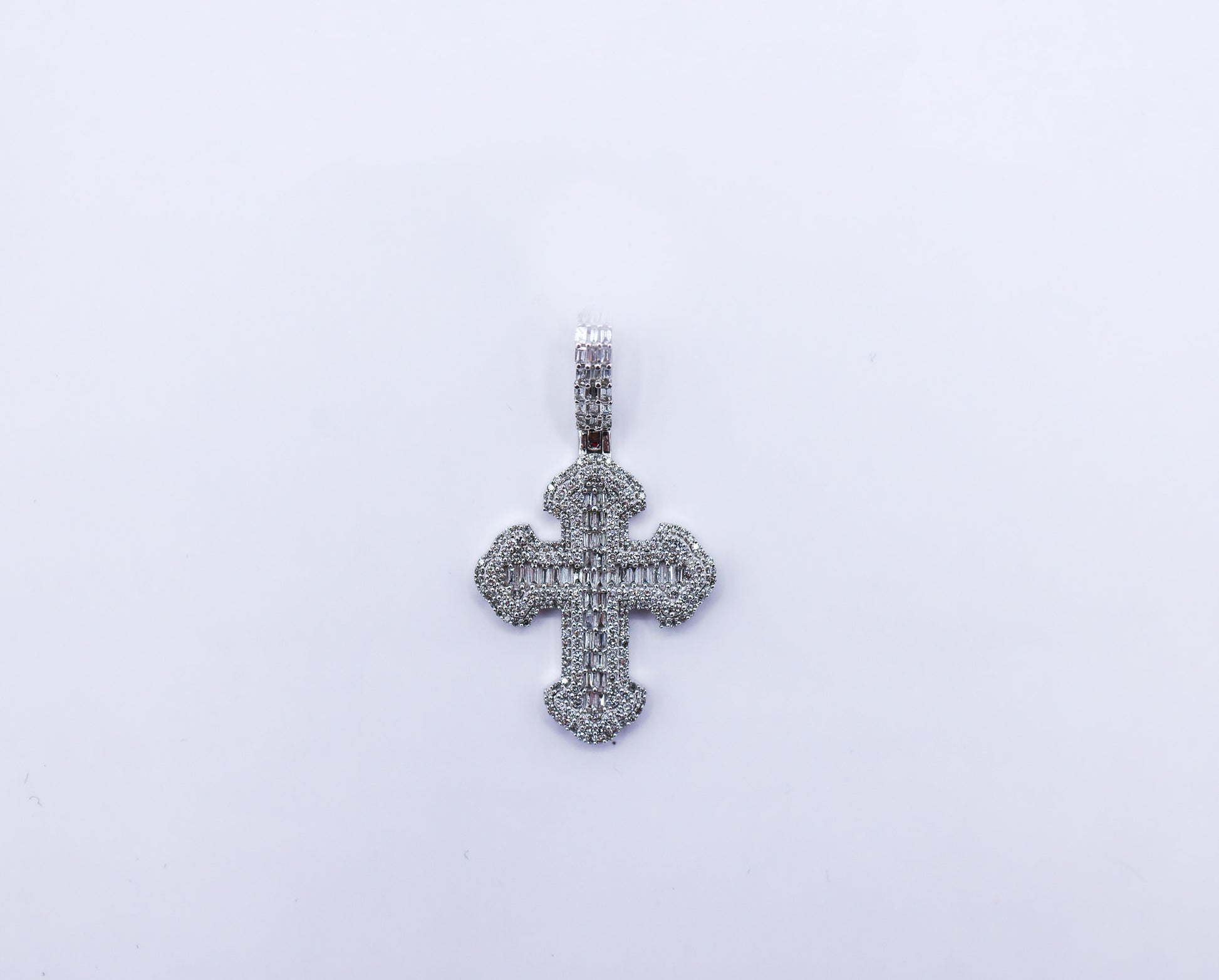 Cross Charm 14K Gold 1.29CTW