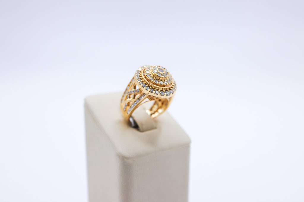 Adore Custom Circle 14K Gold 1.95 CTW Ladies Ring