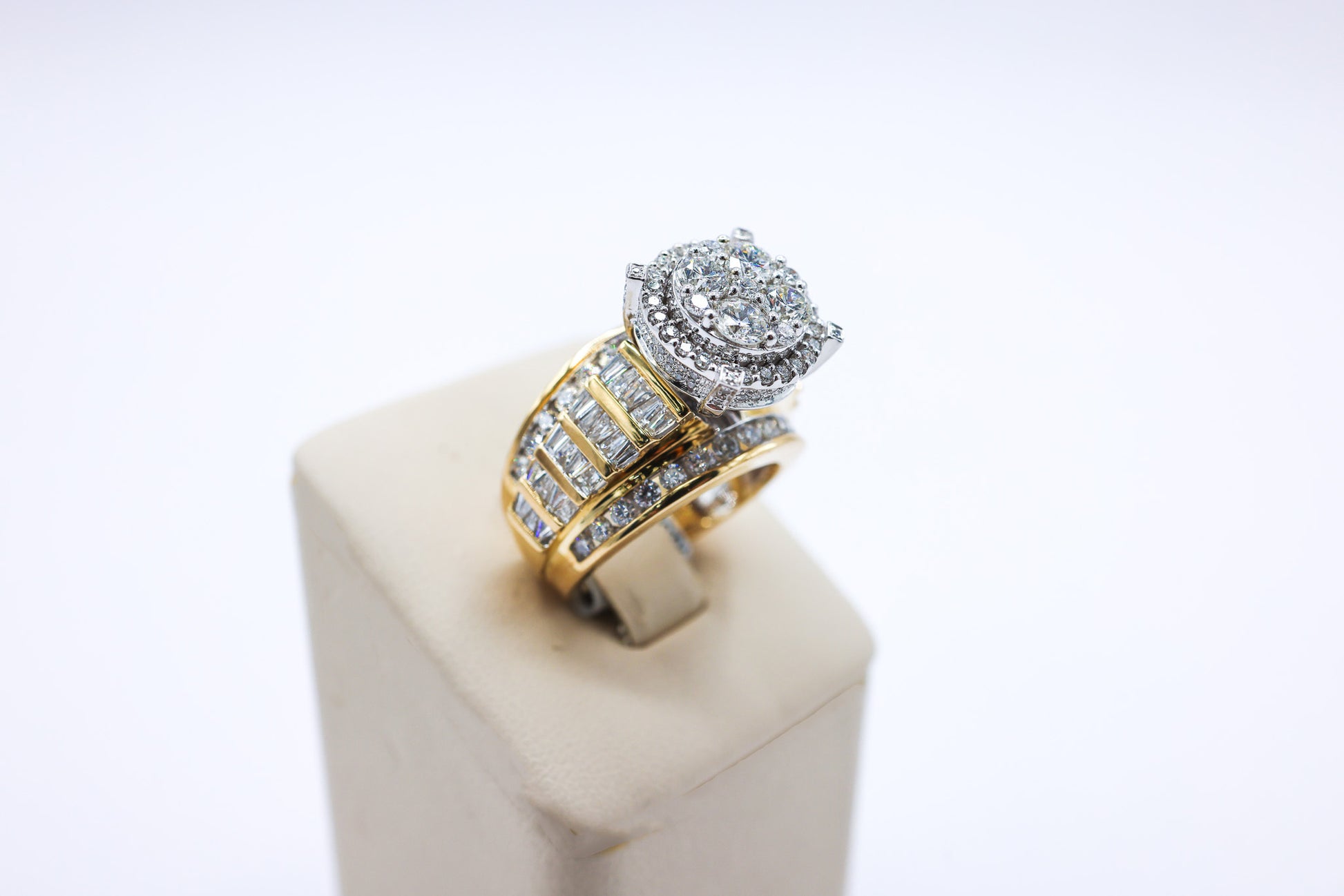 10K Ladies Custom Cara Diamond Ring 3.5 CTW