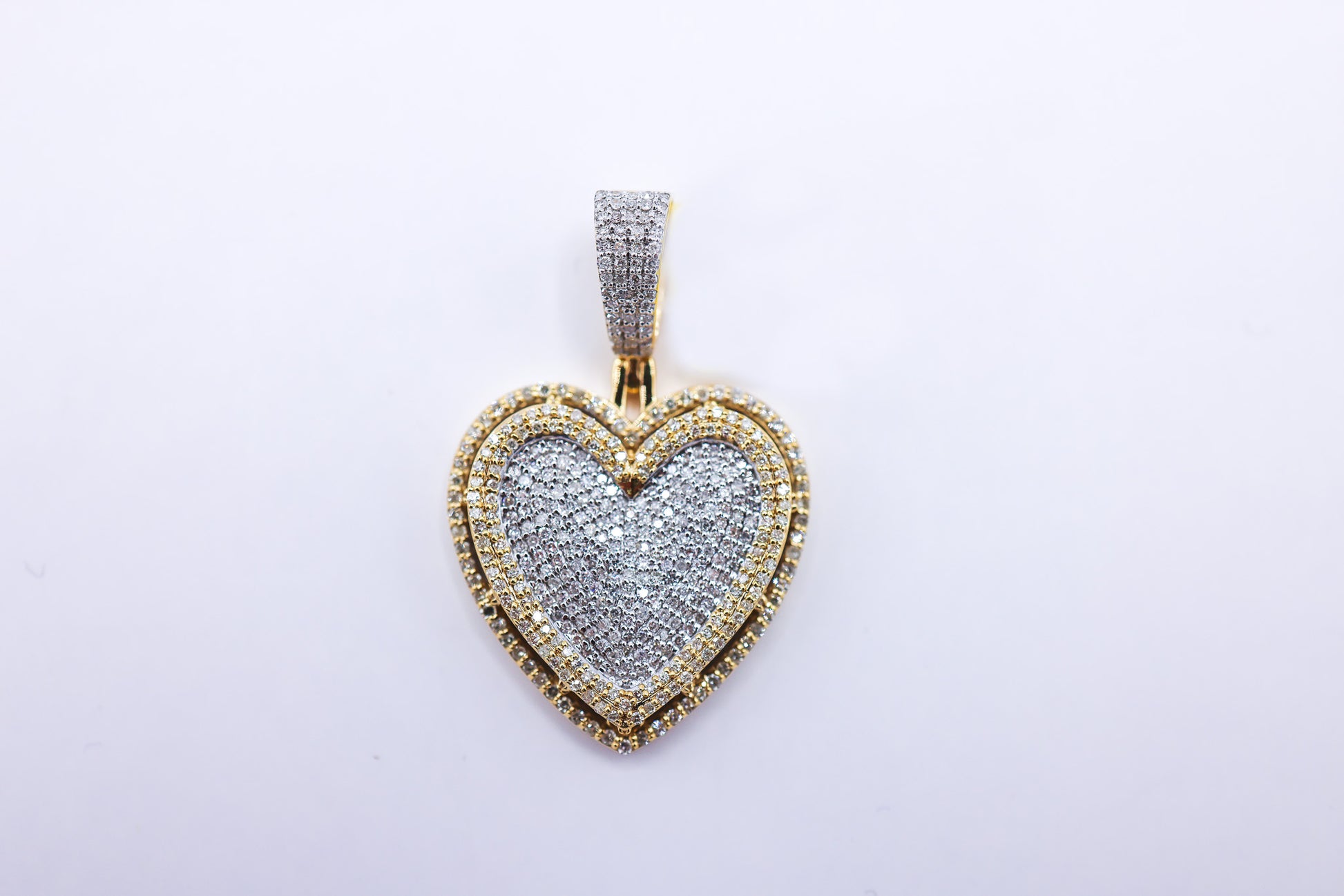 10K 1.28-1.43CT D-PENDANT RDS "HEART" MICRO PRONG