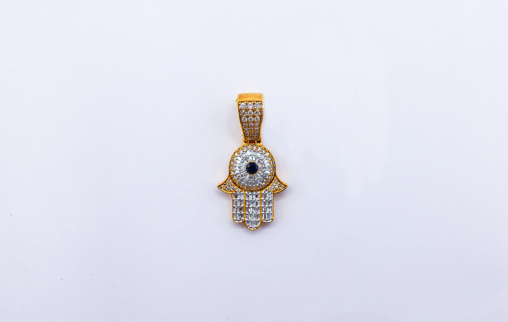 Hamsa Hand 10K 1CTW
