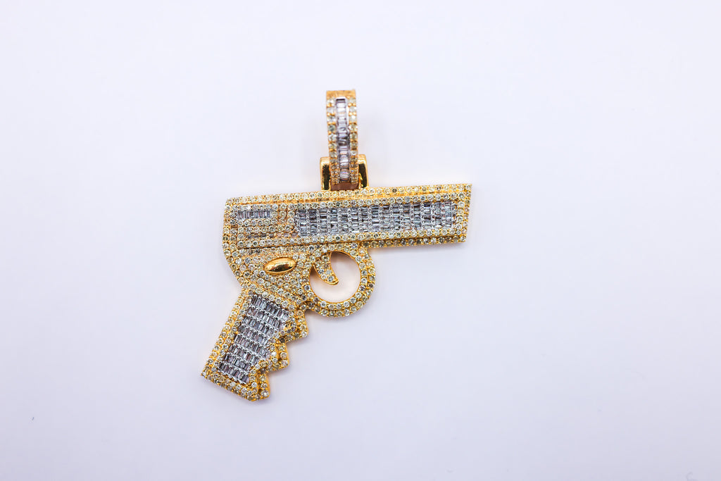 Gun 10K Gold 2CTW