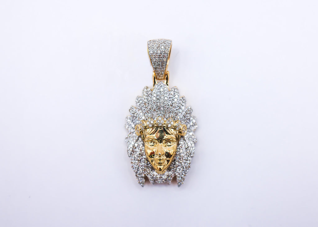 Red indian Charm 10K 2.15CTW