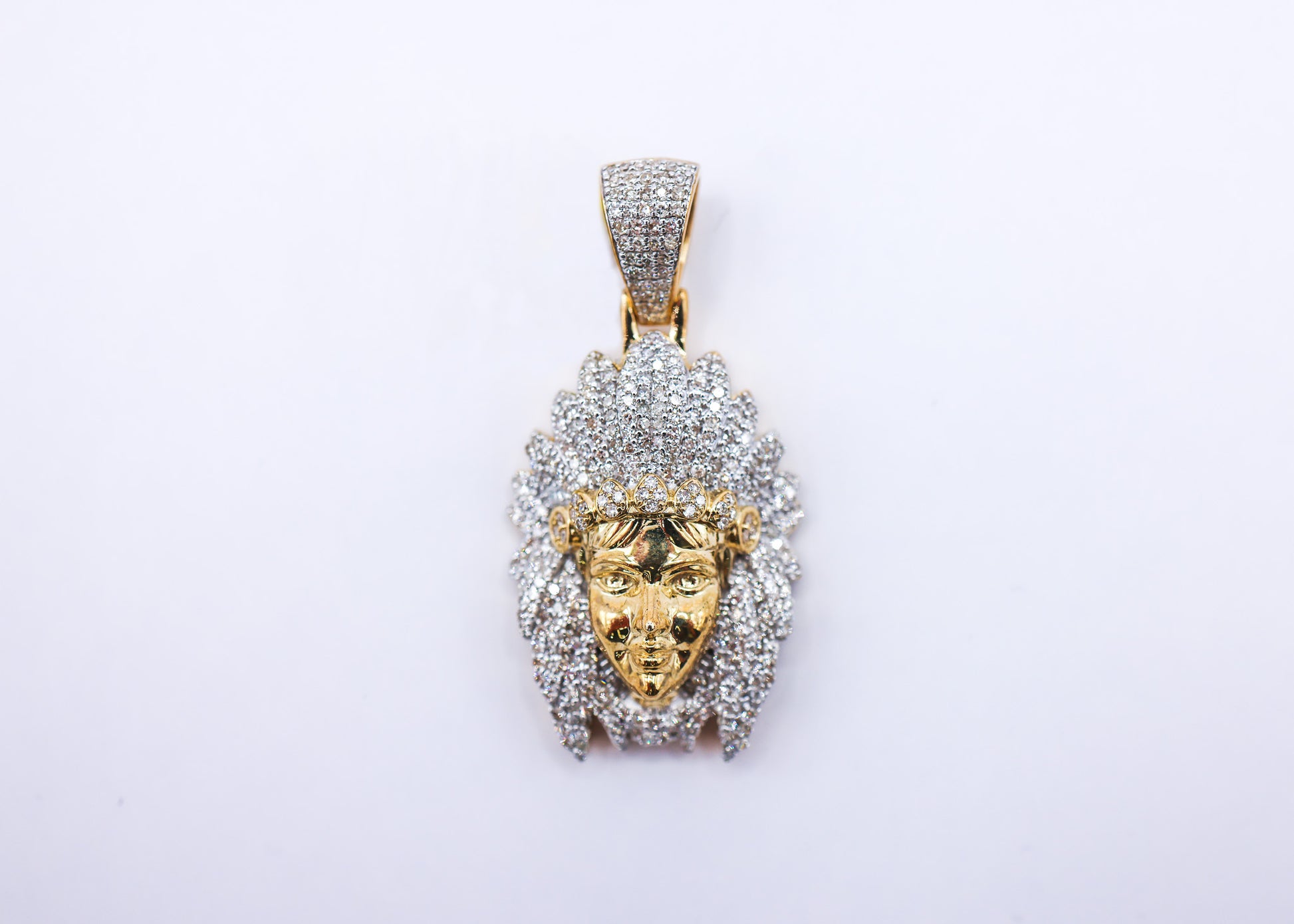 Red indian Charm 10K 2.15CTW