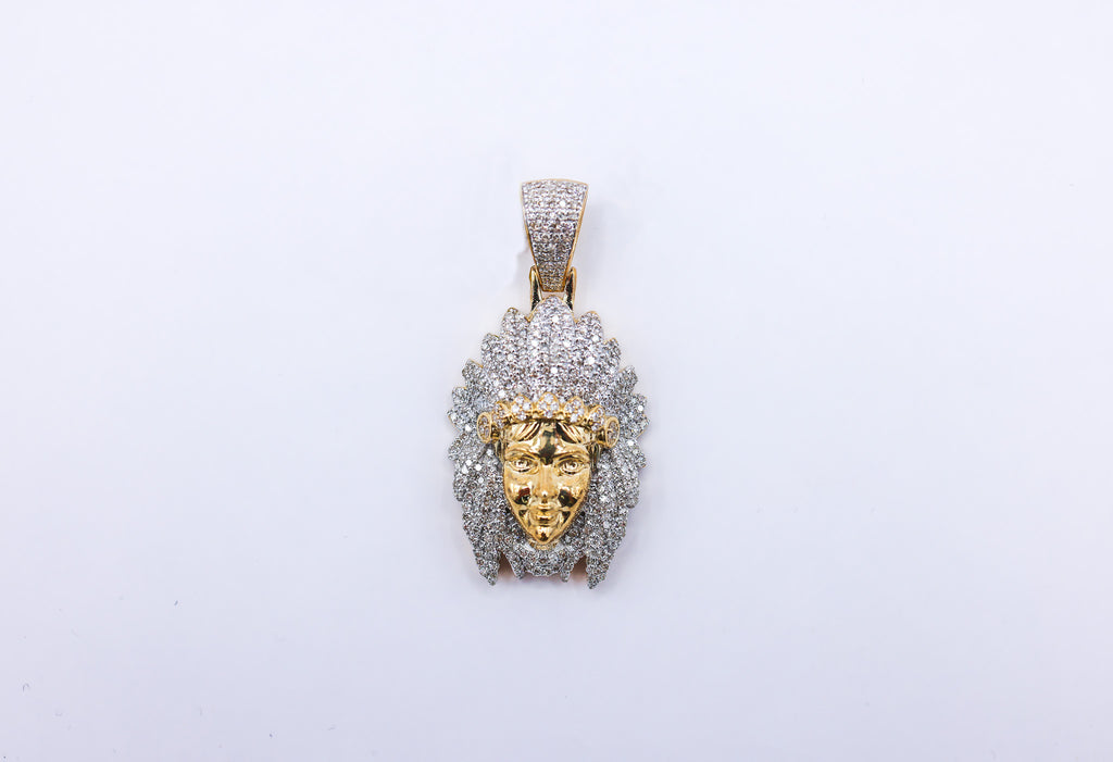 Red indian Charm 10K 2.15CTW