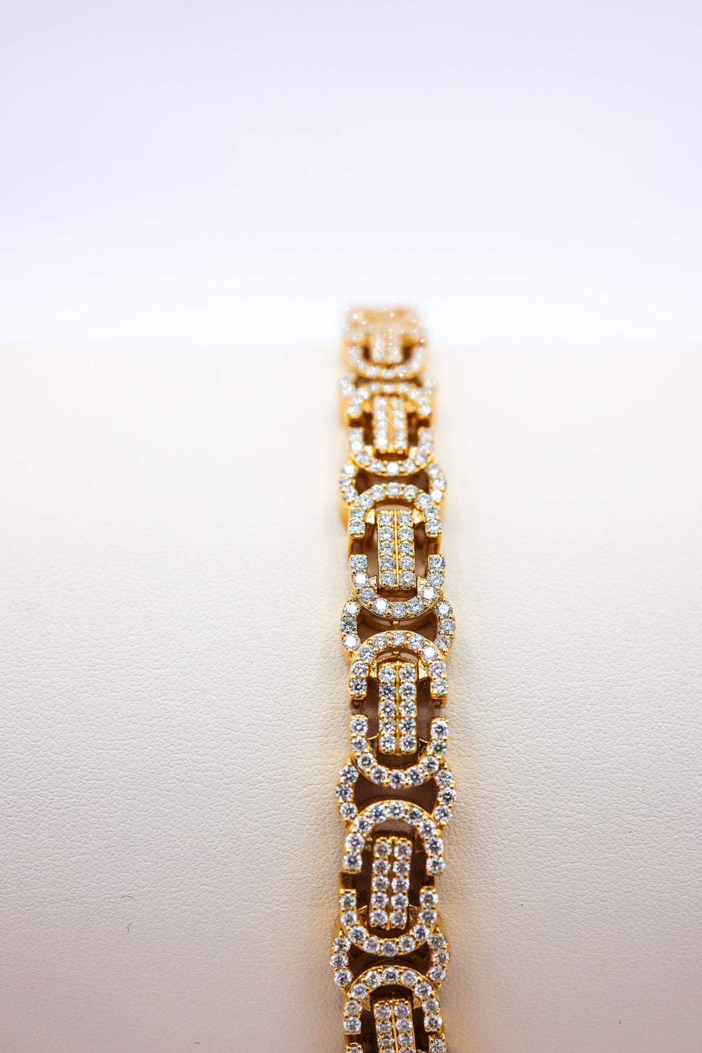 Byzantine Bracelet 10K Gold 8CTW