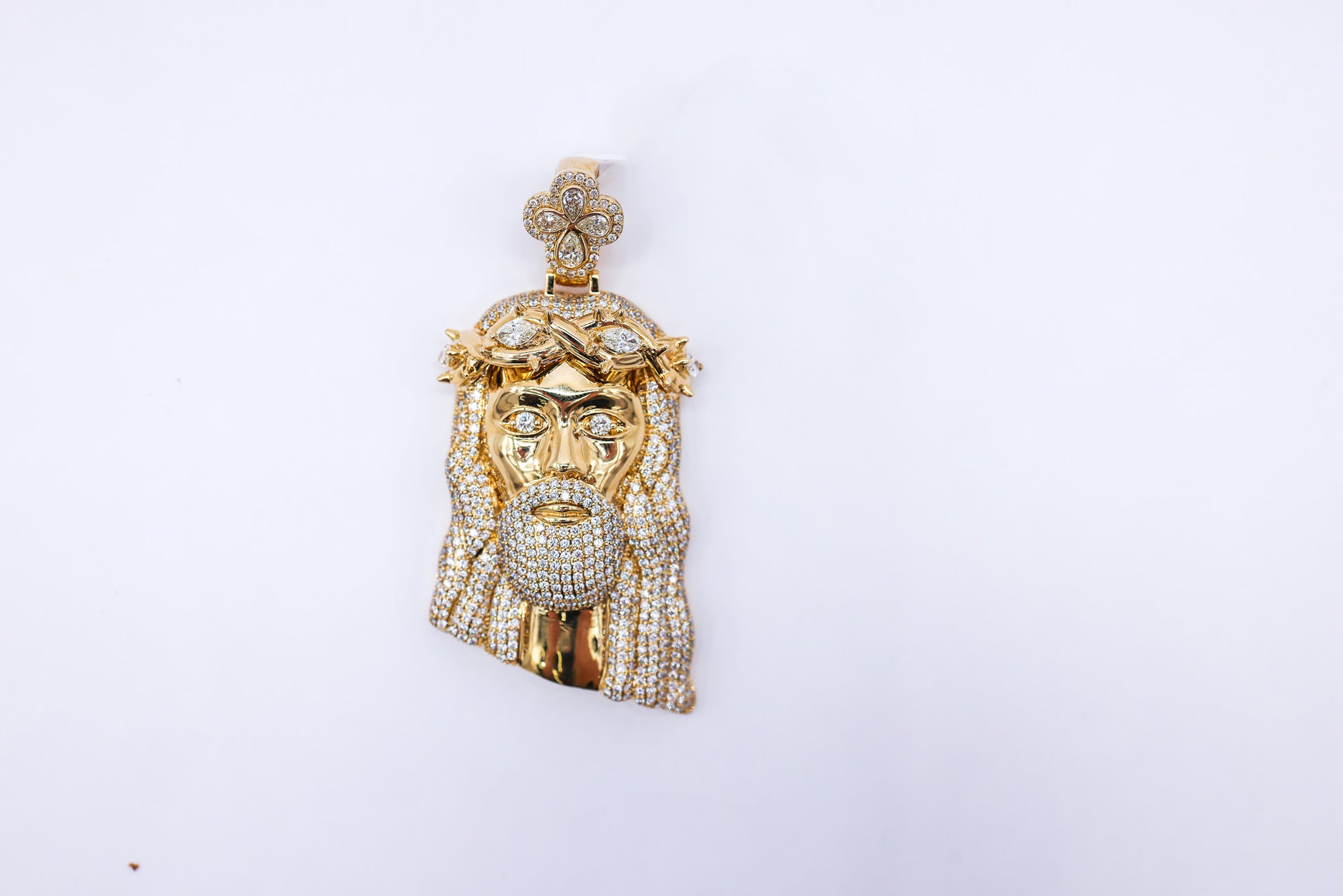 Jesus Charm 14 K Gold 7.95 CTW