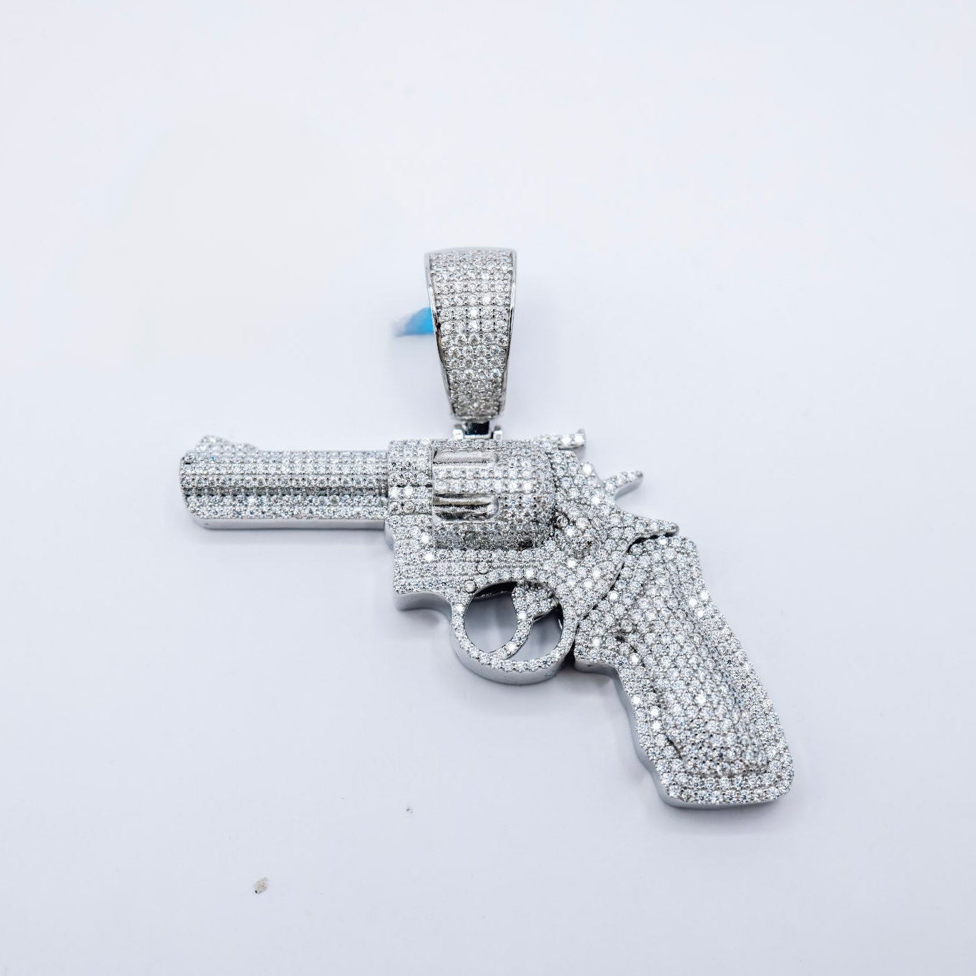 Pistol .925 Silver 5.72 CTW Charm
