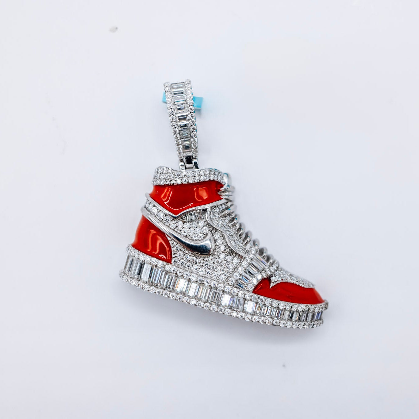 Red Shoe 925 Silver 5.48 CTW