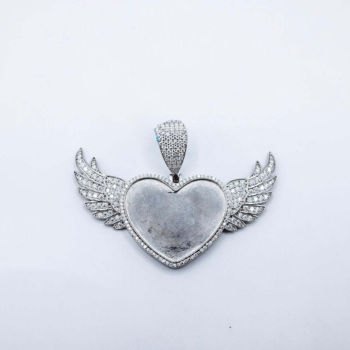 Heart Memory Charm 925 Silver 2.37 CTW