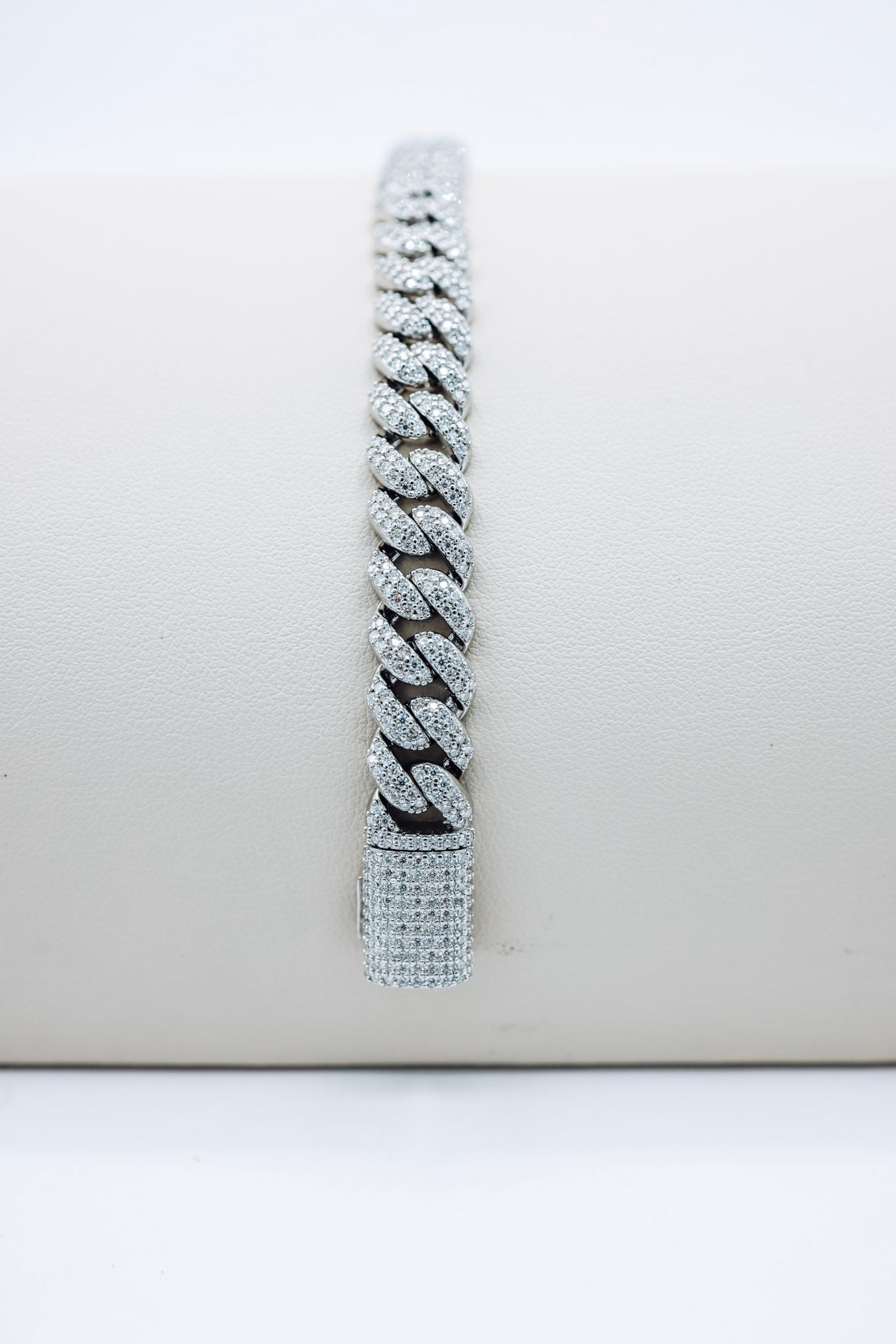 Cuban 13.86CTW Moissanite Bracelet