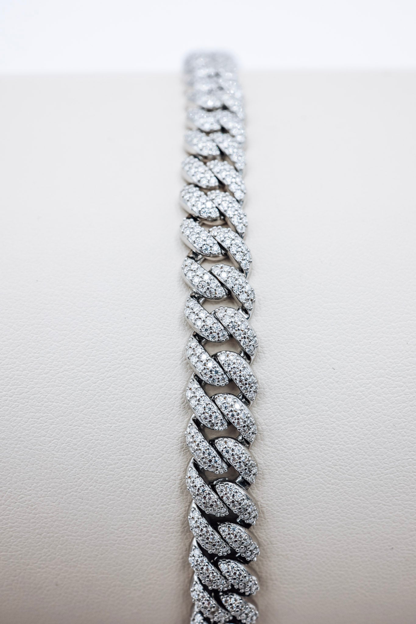 Cuban 13.86CTW Moissanite Bracelet