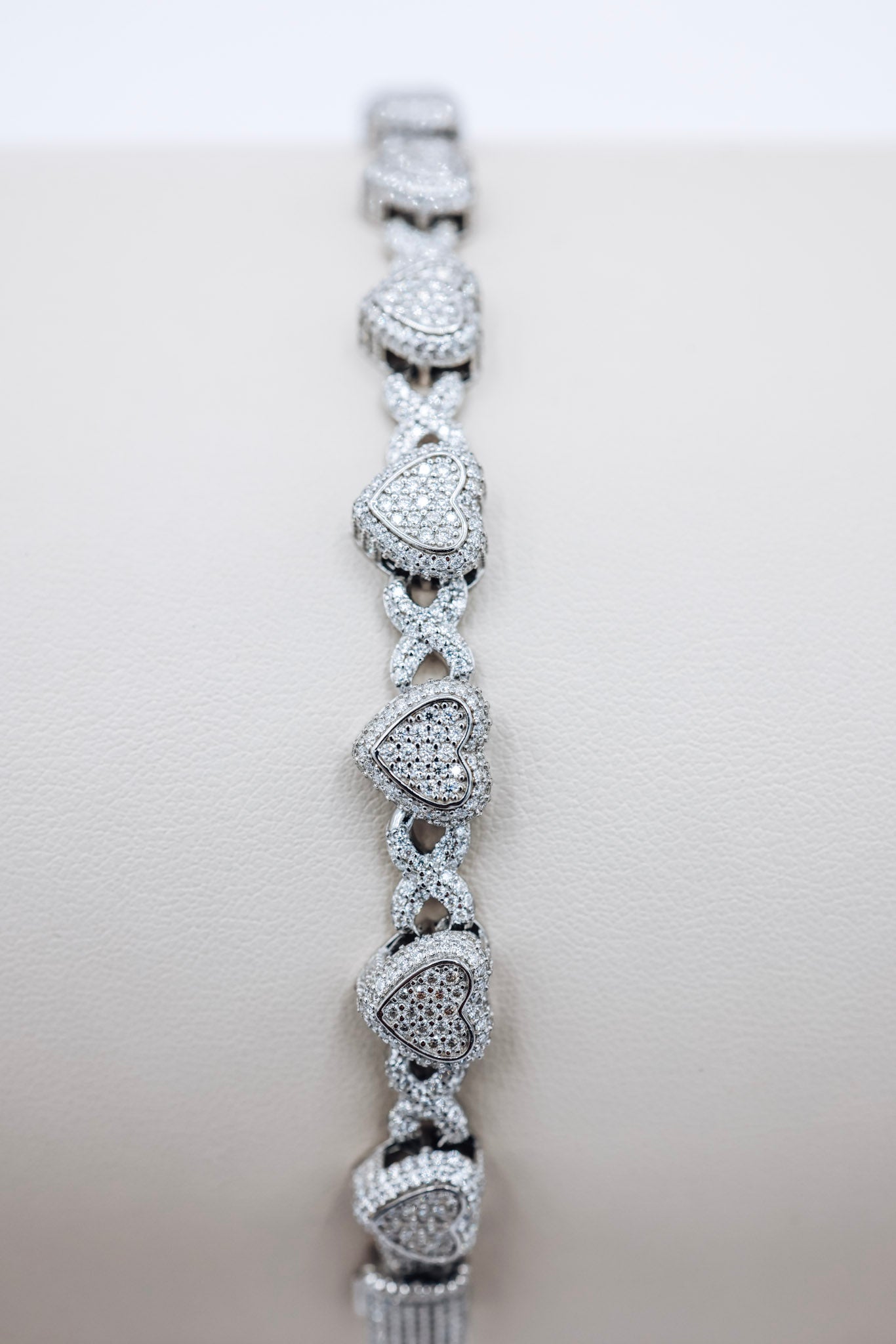 Heart Infinity 8CTW Moissanite Bracelet