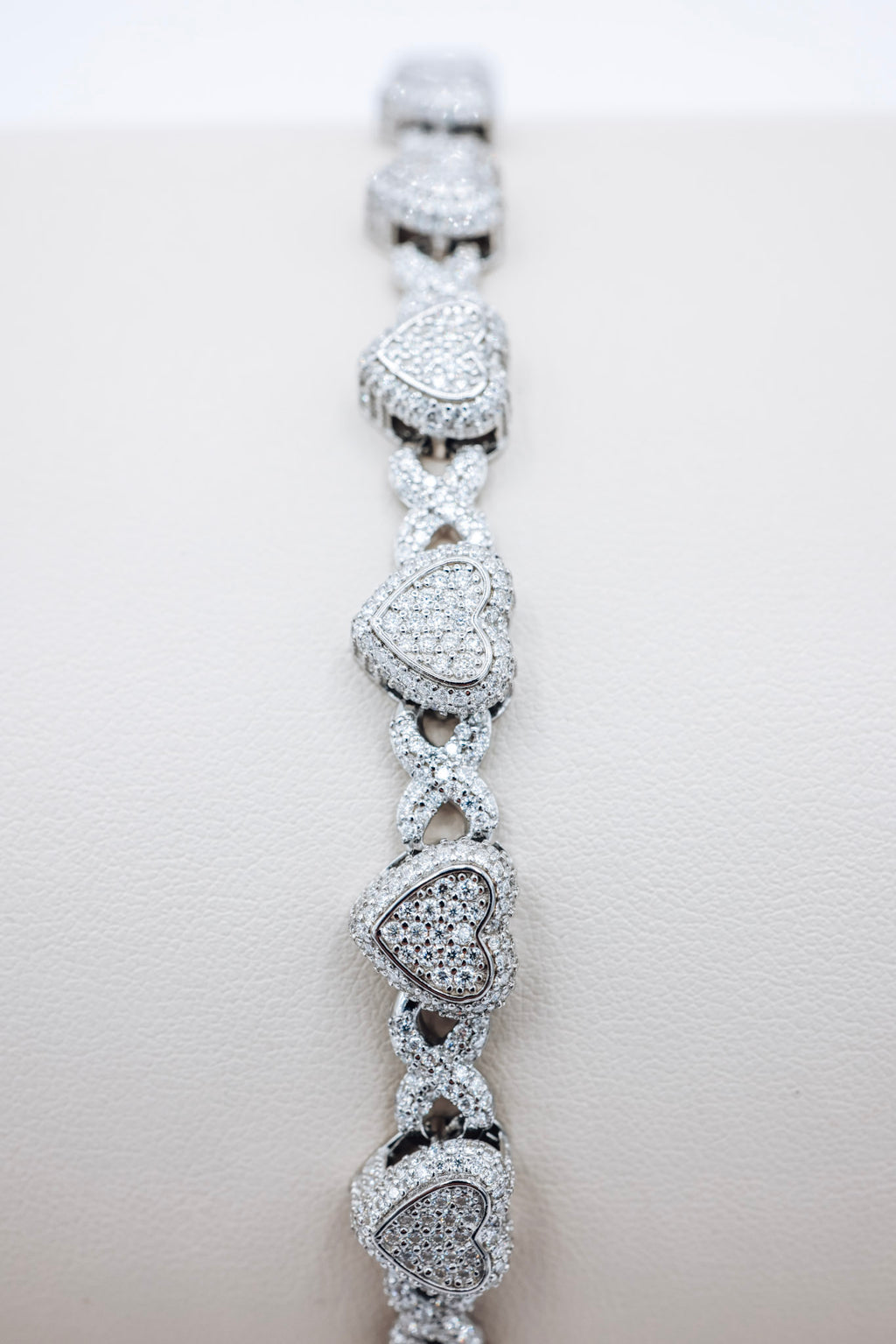 Heart Infinity 8CTW Moissanite Bracelet