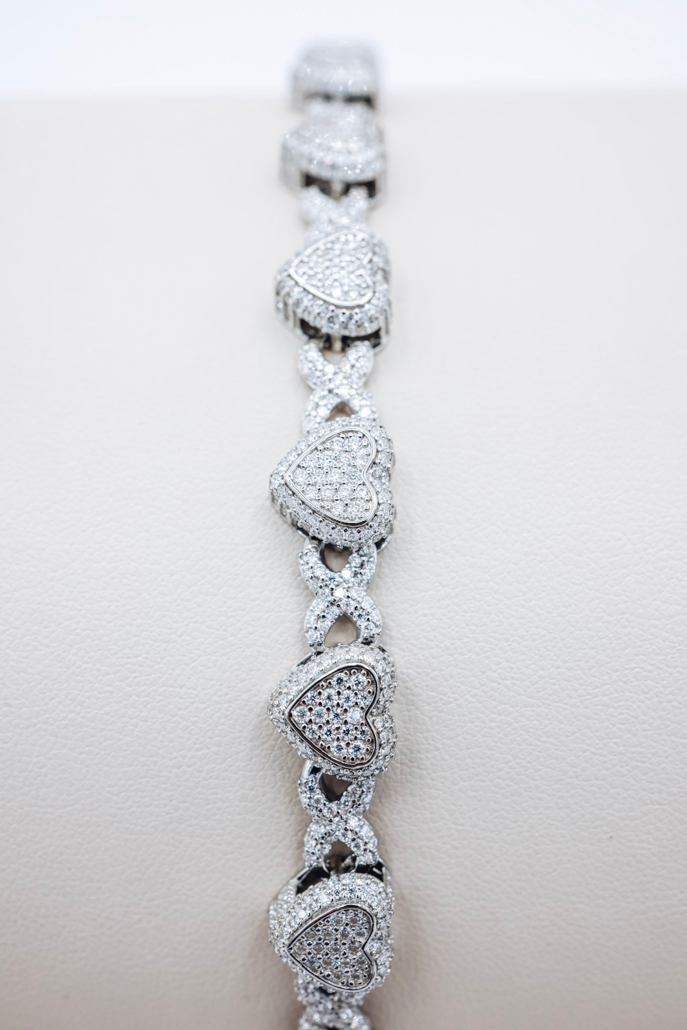 Heart Infinity 8CTW Moissanite Bracelet