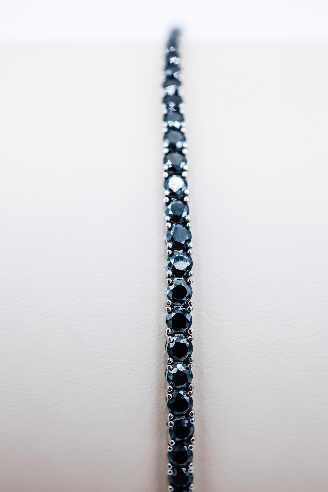 Black Tennis Moissanite 14.85CTW Bracelet