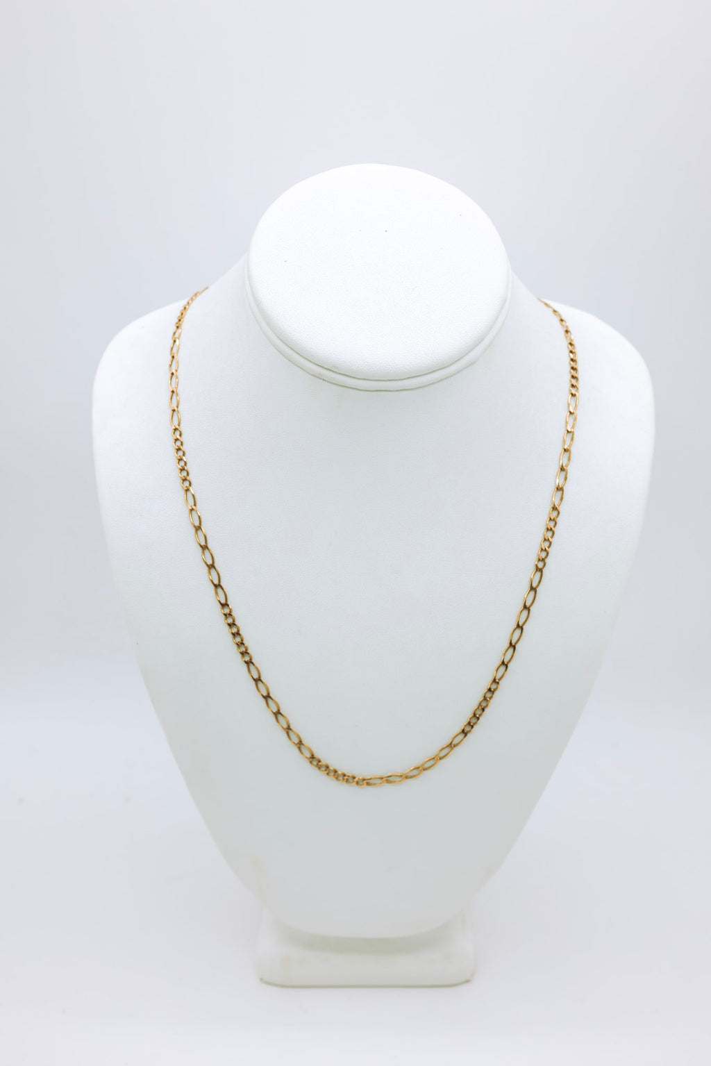 10K Figaro 24 inches Gold Chain