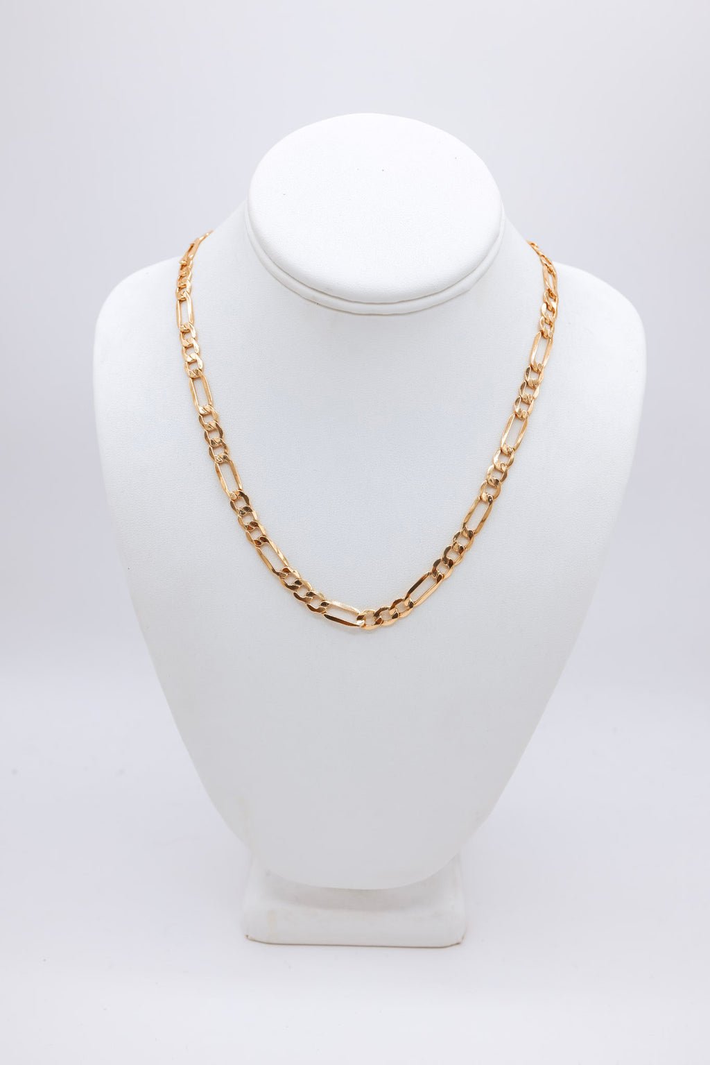 10K Figaro 20 inches Gold Chain
