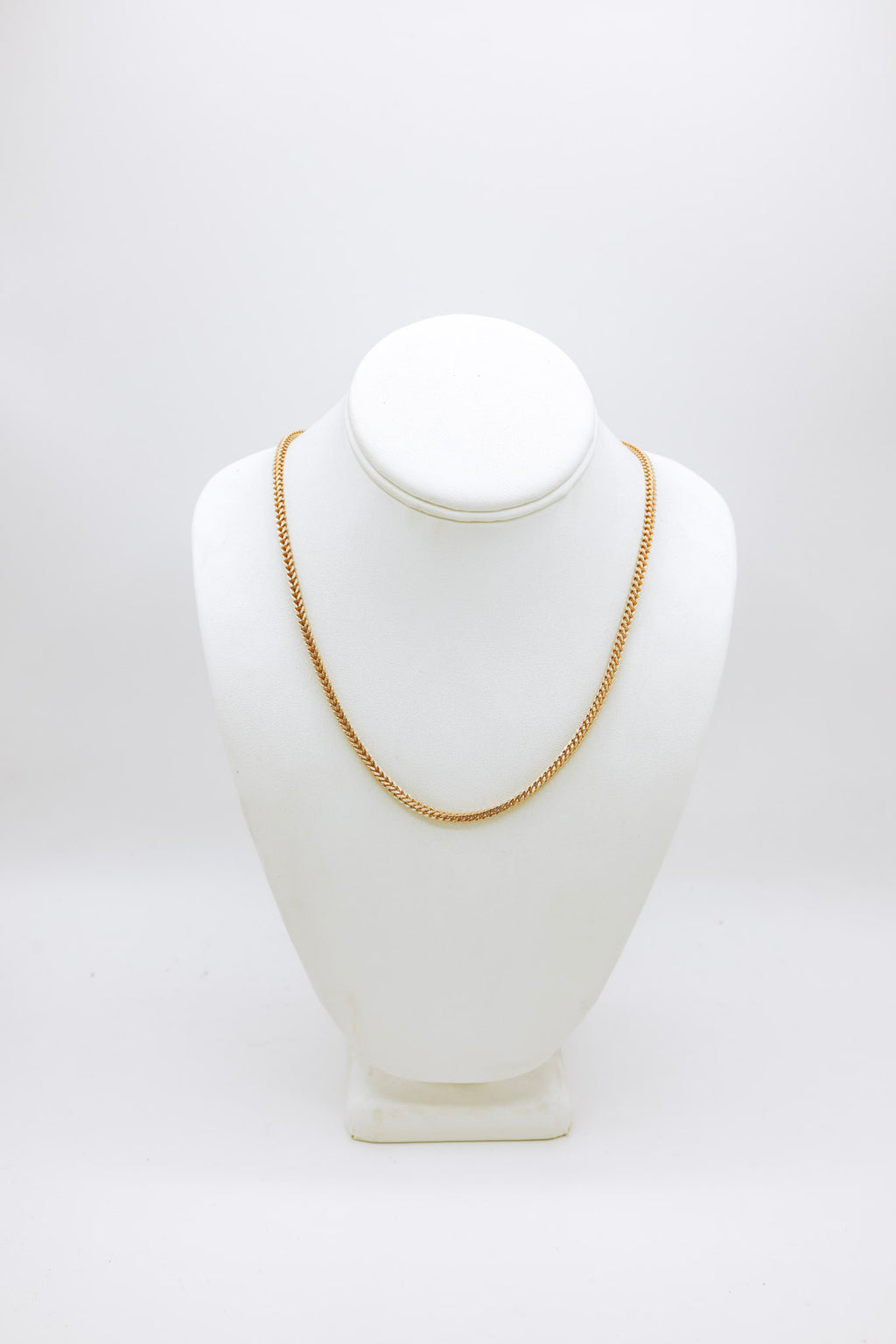 10K Franko 24 Inches Gold Chain