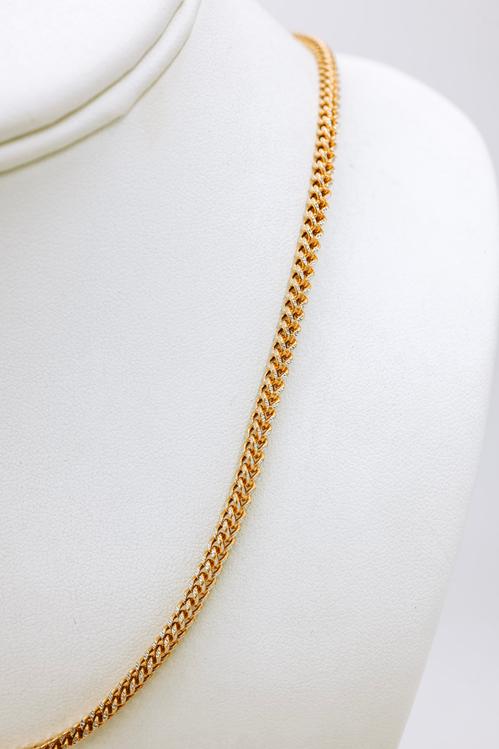 10K Franko 24 Inches Gold Chain