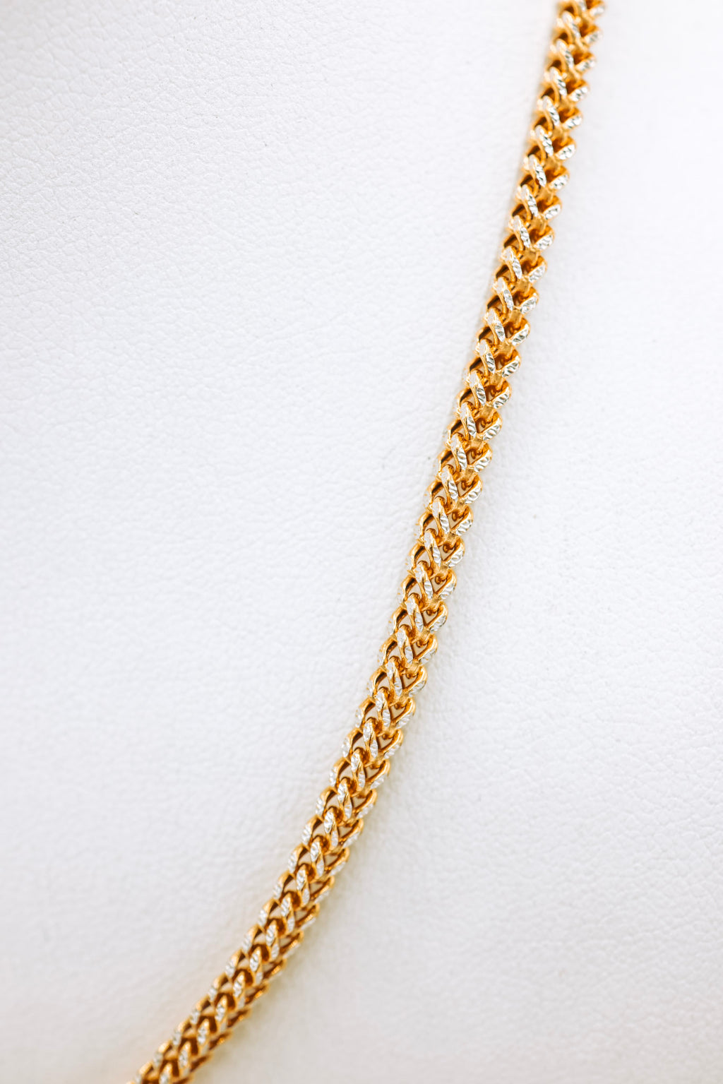 10K Franko 24 Inches Gold Chain