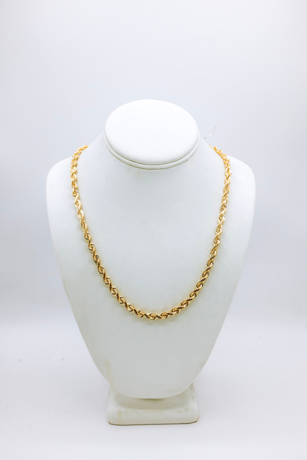 10K Solid Gold Rope Chain