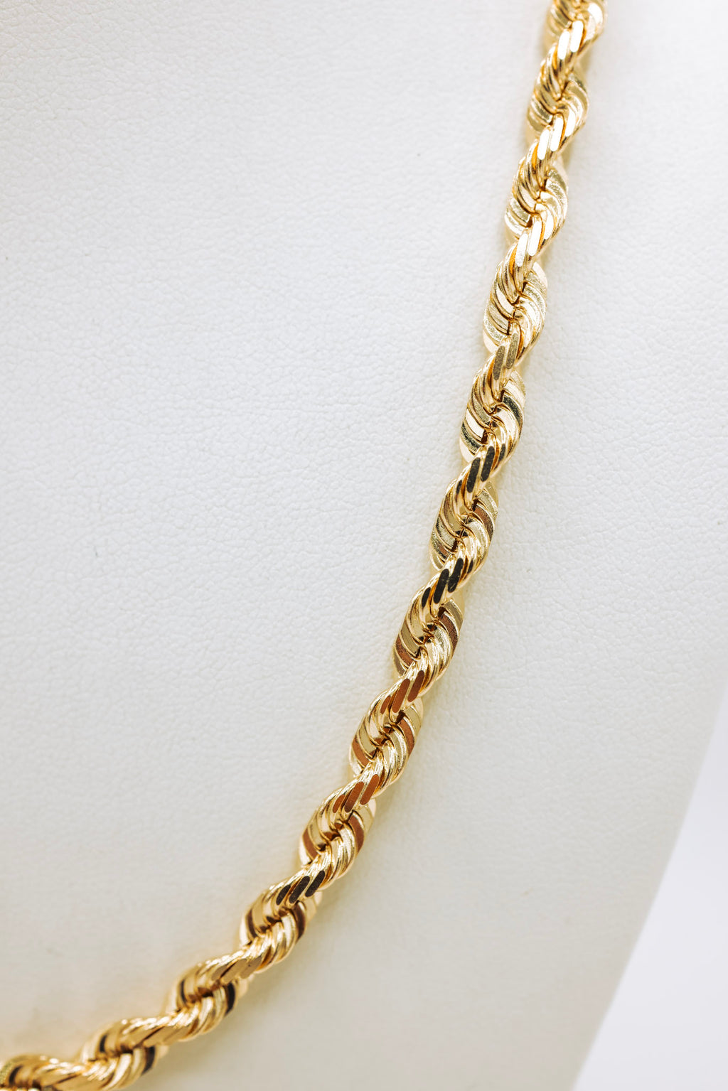 10K Solid Gold Rope Chain