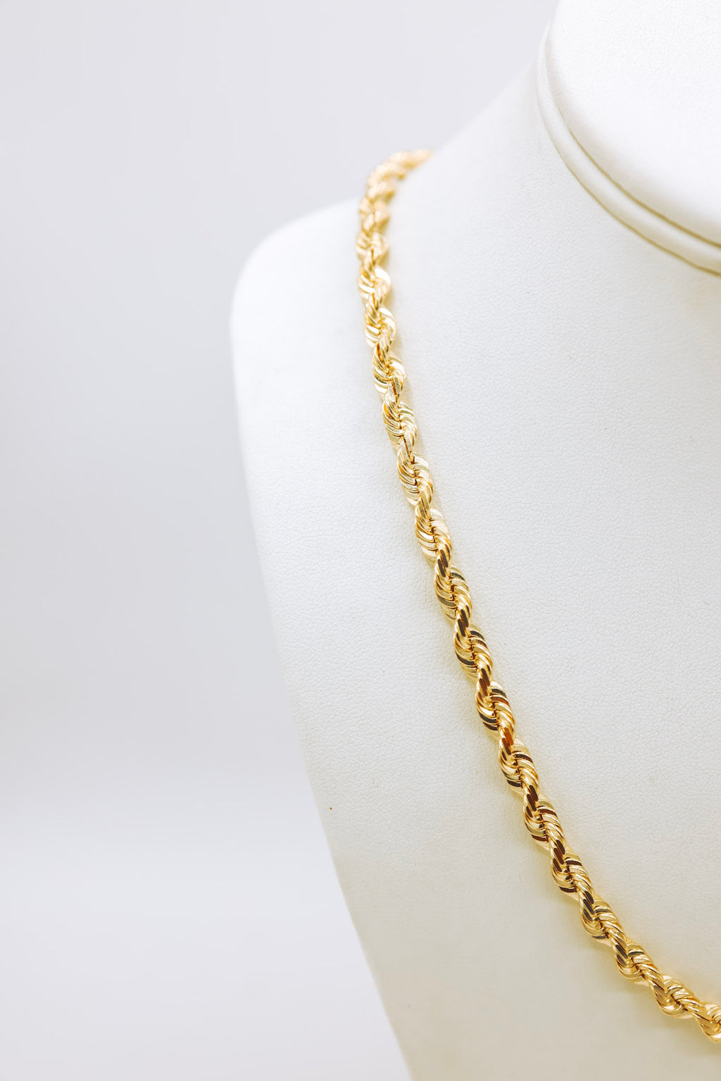 10K Solid Gold Rope Chain