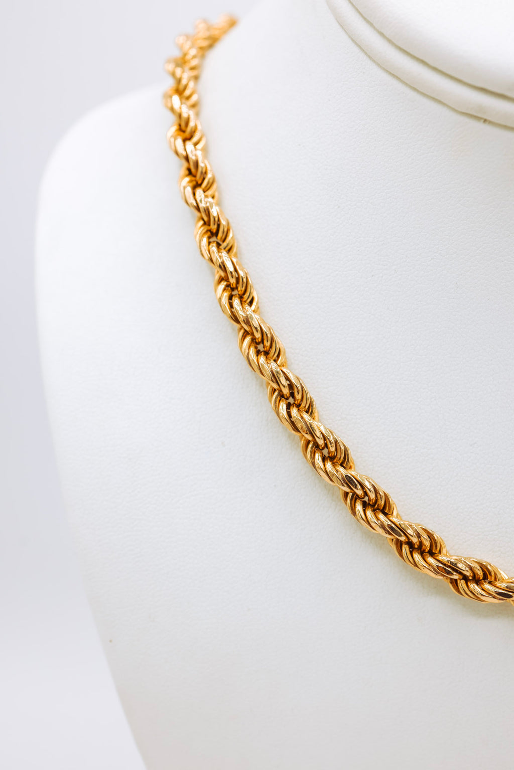 10K Rope Gold Chain 18 Inches