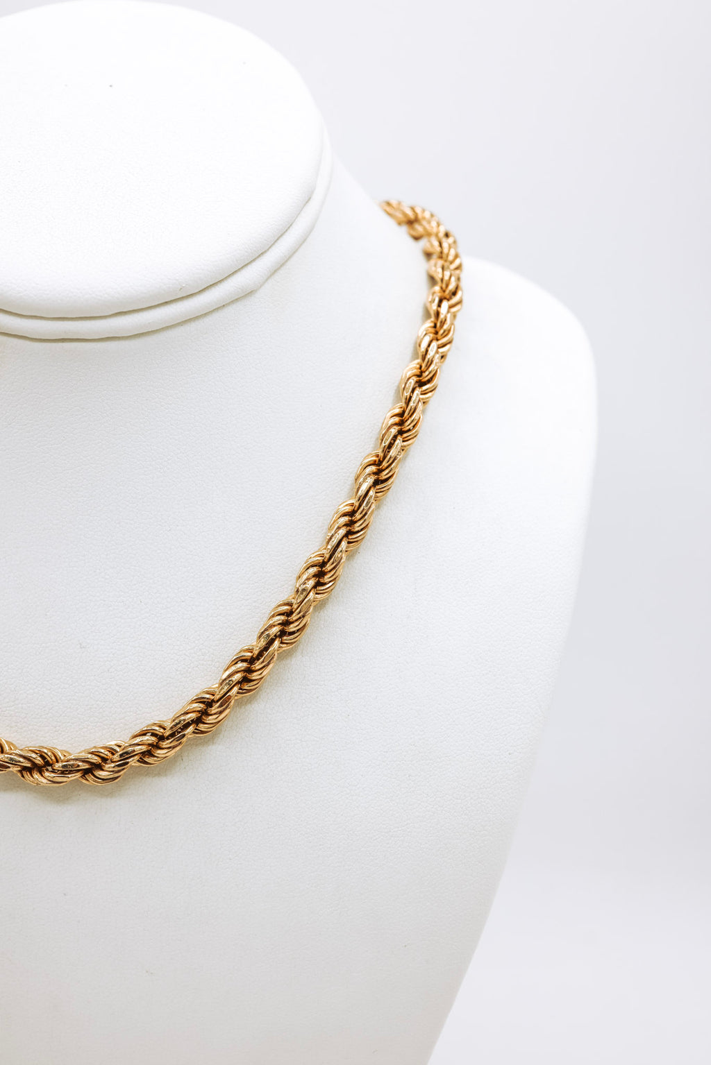 10K Rope Gold Chain 18 Inches
