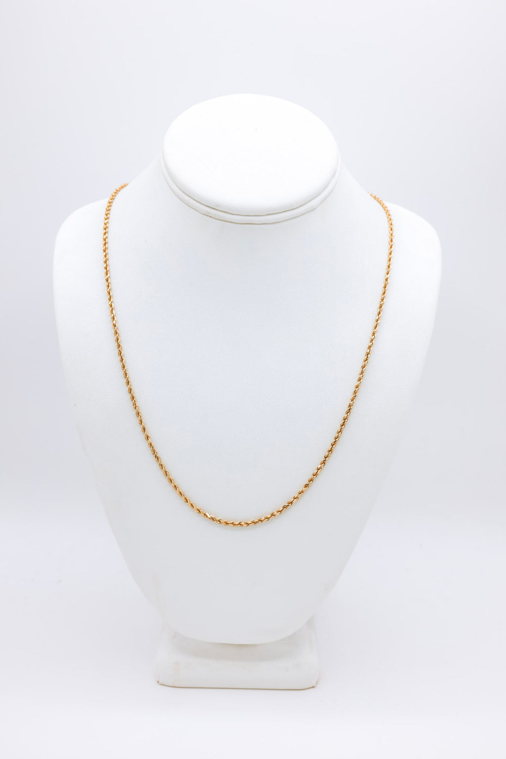 10K Gold Rope Chain 24 Inches 2.6G