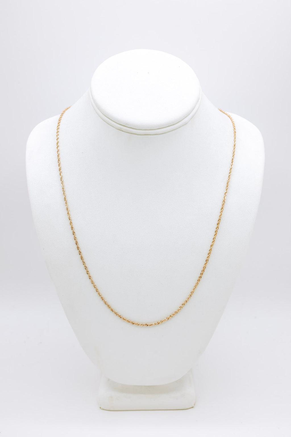 10K Gold Rope Chain 24 Inches