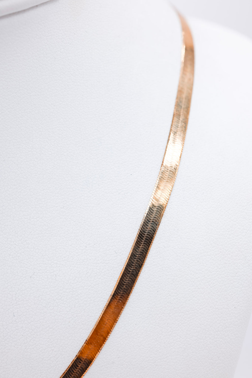 10K Gold Herringbone 22 Inches Chain